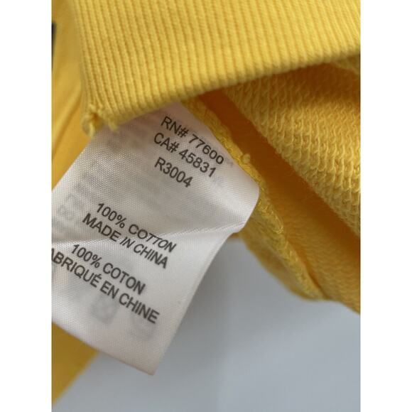 Free People X Sandrine Rose Oversized Embroidered Pullover Yellow Sweatshirt S - Picture 10 of 10